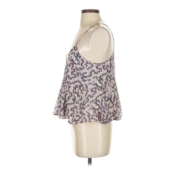 Étoile Isabel Marant Lirhetta Abstract-Print Cotton Tank. Size EU 36/US 4. - Picture 7 of 16